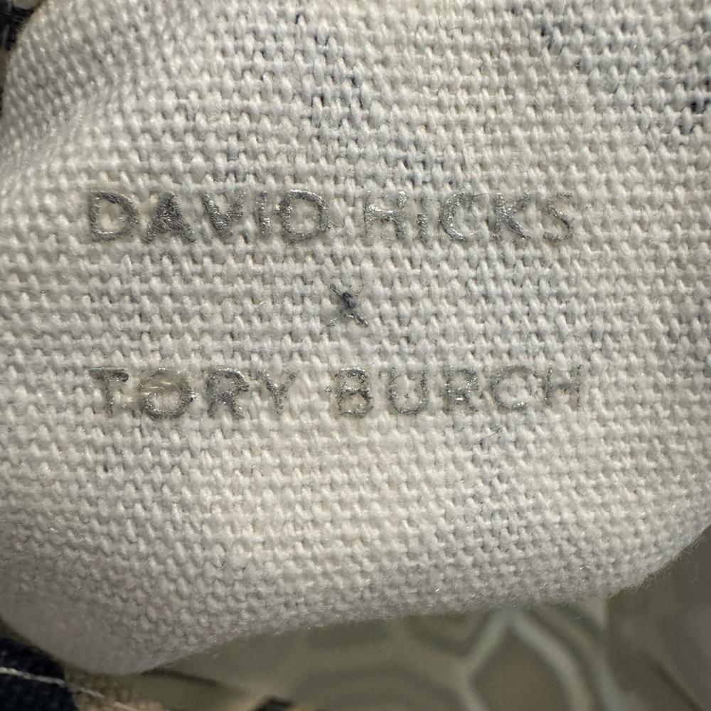 DAVID HICKS X TORY BURCH Tote Bag NWOT - Picture 3 of 3